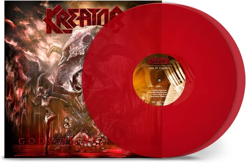 Kreator Gods Of Violence - Transparent Red Vinyl - Sealed UK 2-LP vinyl set