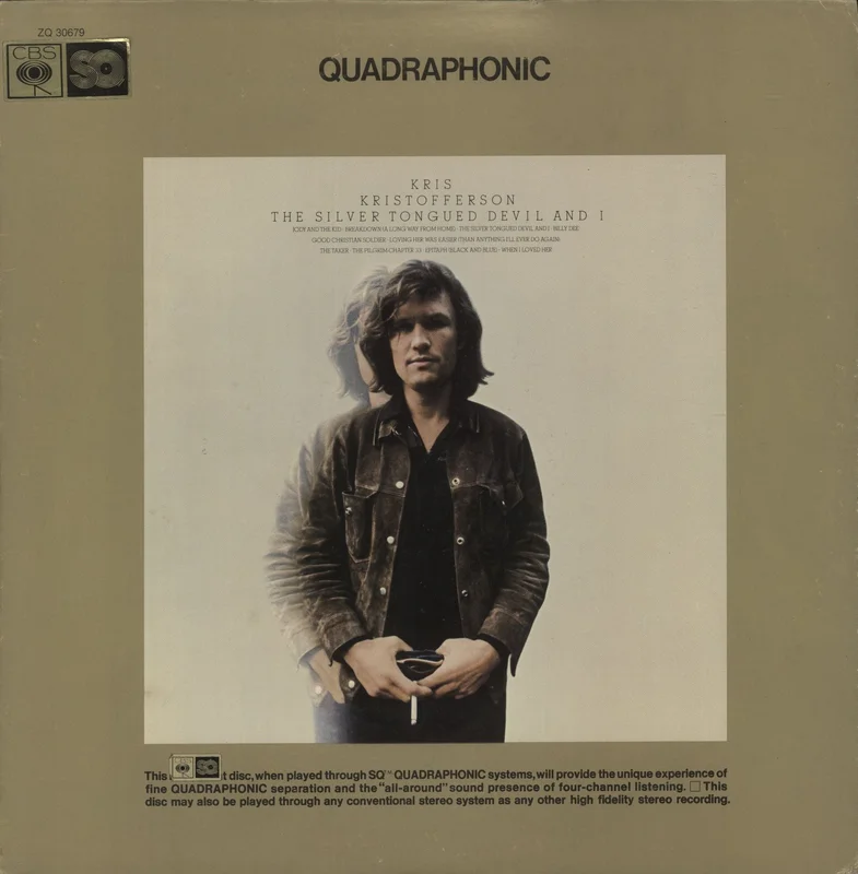 Kris Kristofferson The Silver Tongued Devil And I - Quadraphonic US Vinyl LP