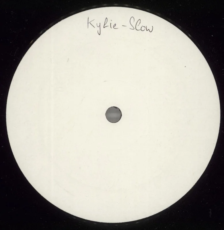 Kylie Minogue Slow - white label UK Promo 12" vinyl