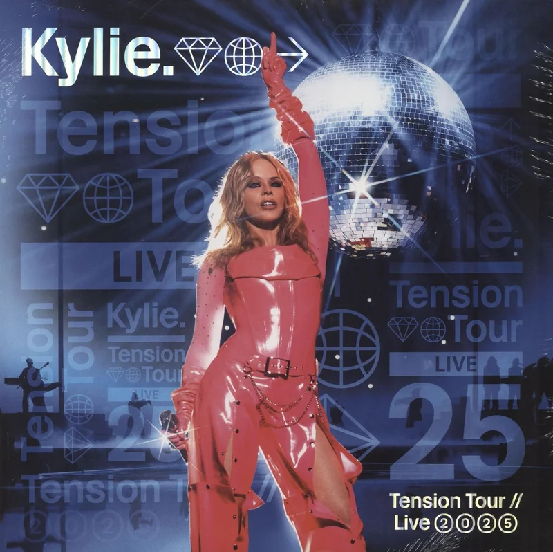 Kylie Minogue Tension Tour//Live 2025 - Orange & Pink Vinyl - Sealed UK 2-LP vinyl set