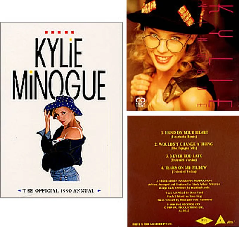 Kylie Minogue The Official 1990 Annual + CD Japanese Book