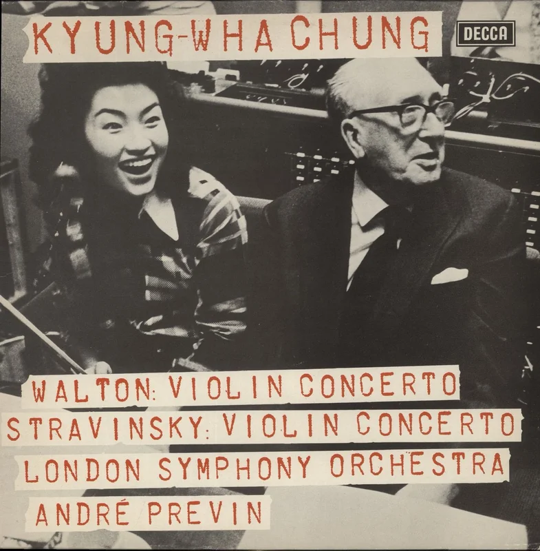 Kyung-Wha Chung Walton: Violin Concerto / Stravinsky: Violin Concerto Dutch Vinyl LP