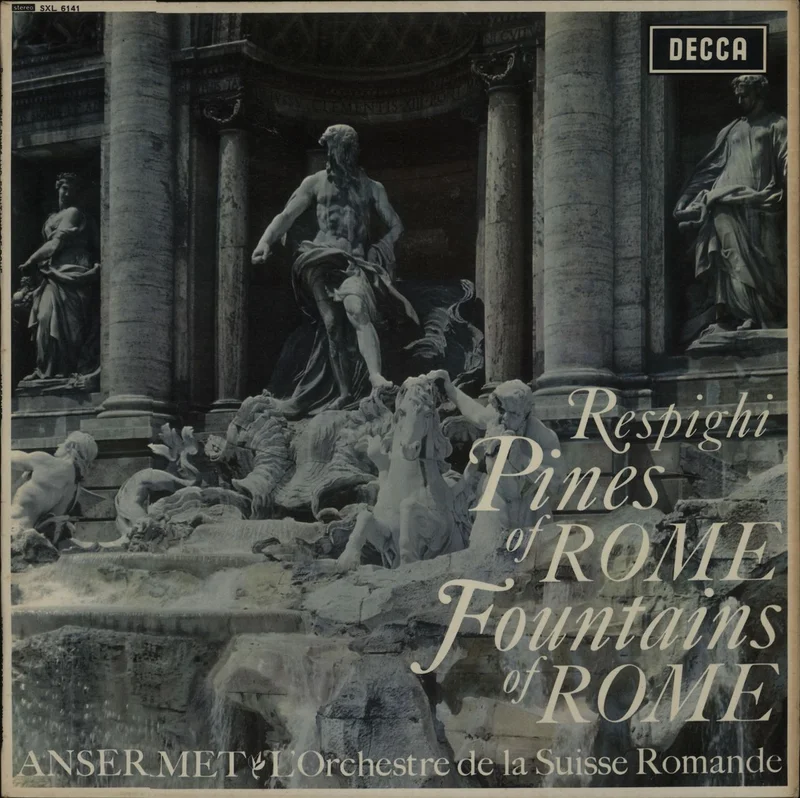 L'Orchestre De La Suisse Romande Fountains Of Rome - WB- DG UK Vinyl LP
