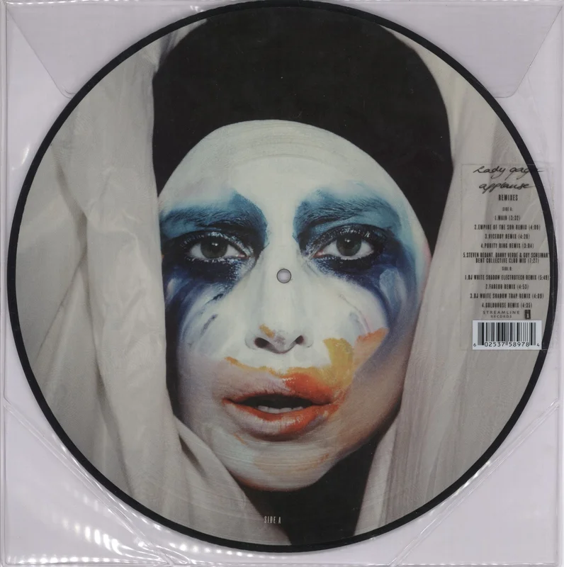 Lady Gaga Applause [Remixes] - RSD BF13 - VG UK 12" picture disc
