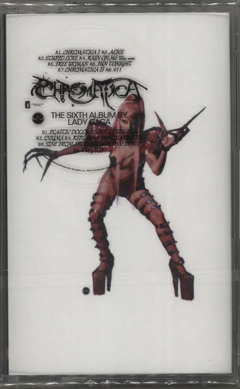 Lady Gaga Chromatica - Lime Green - Sealed UK Cassette album