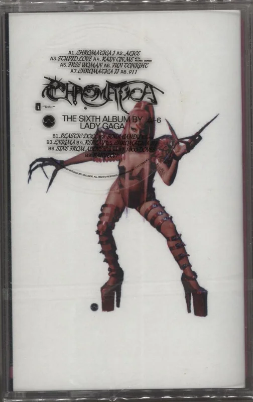 Lady Gaga Chromatica - Pink - Sealed UK Cassette album
