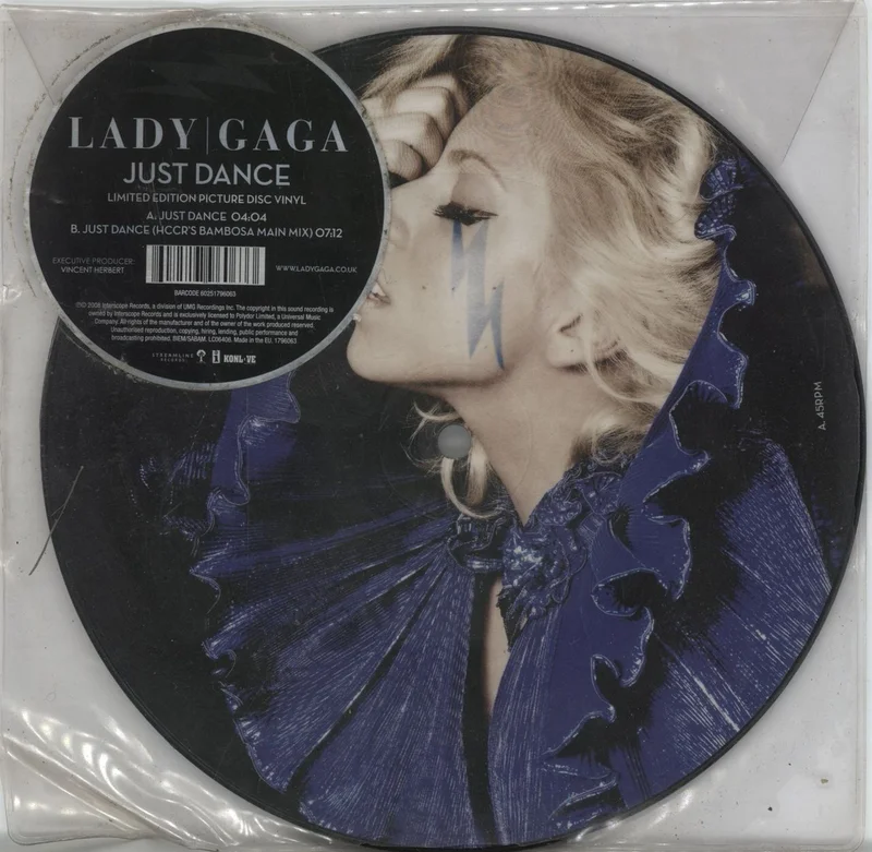 Lady Gaga Just Dance UK 7" picture disc