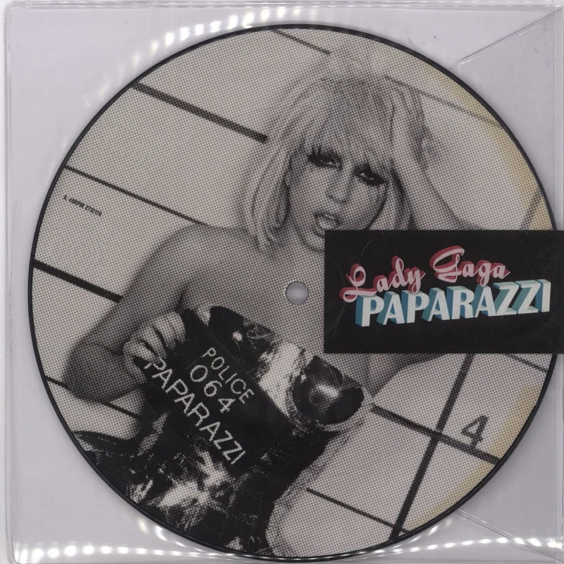 Lady Gaga Paparazzi - EX UK 7" picture disc