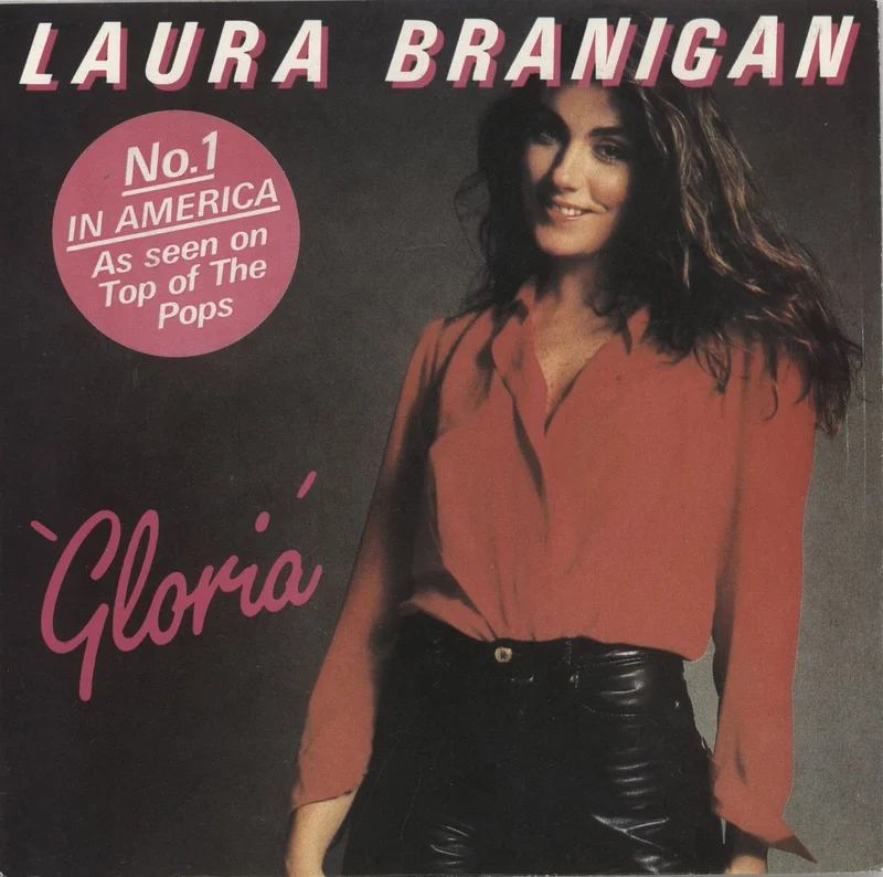 Laura Branigan Gloria - hype sticker UK 7" vinyl