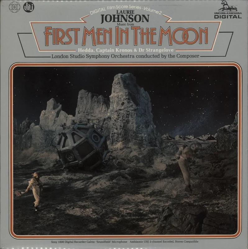 Laurie Johnson First Men In The Moon, Hedda, Captain Kronos & Dr Strangelove UK Vinyl LP