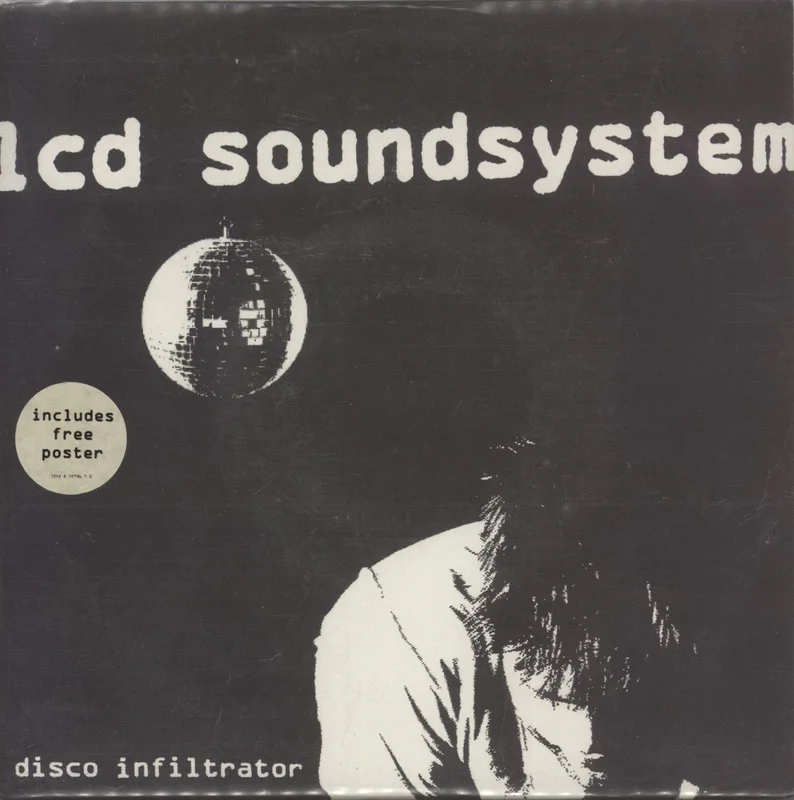 LCD Soundsystem Disco Infiltrator - Promo Sticker UK Promo 7" vinyl