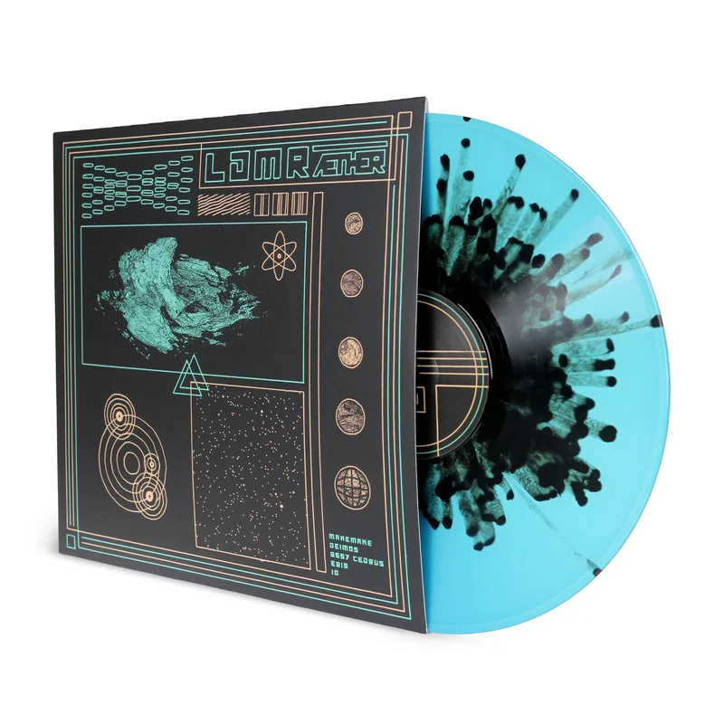 LDMR  THER [LP] Transparent Turquoise w/ Black Splatter