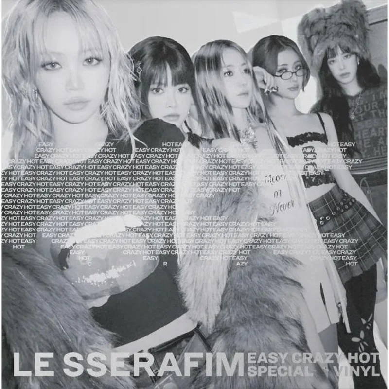 LE SSERAFIM - EASY-CRAZY-HOT - Indie Silver White LP
