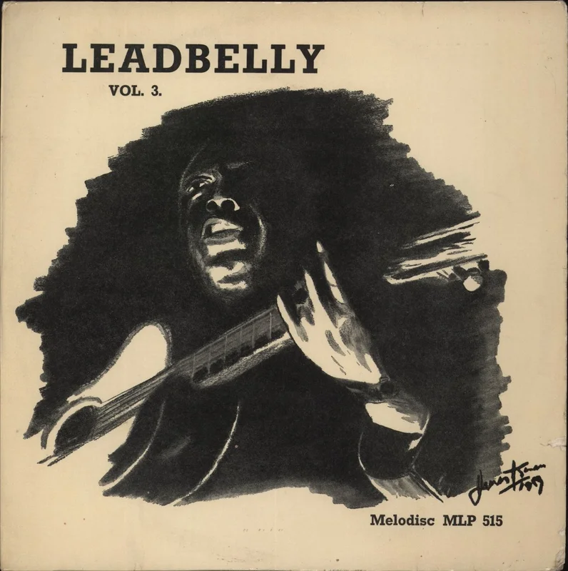 Leadbelly Lead Belly Memorial Album Vol.3 UK 10" vinyl
