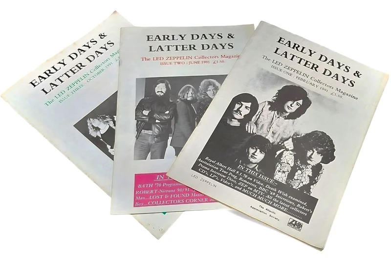 Led Zeppelin Early Days & Latter Days - Issues 1-3 UK Magazine