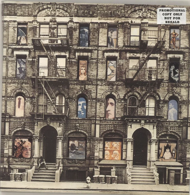 Led Zeppelin Physical Graffiti - Promo stickered UK 2-CD album set