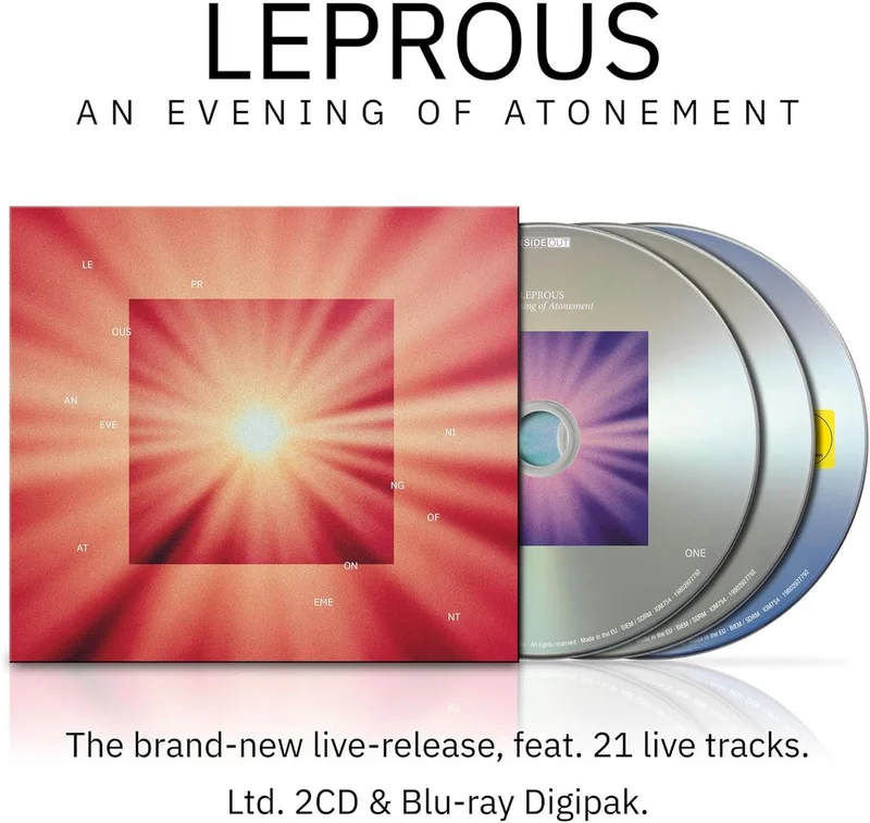 Leprous An Evening Of Atonement - 2CD & Blu-ray Set - Sealed UK 3-CD set