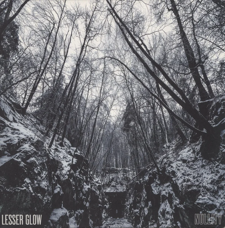 Lesser Glow Nullity - Milky Clear w/ White,Black and Light Blue Splatter Vinyl German Vinyl LP