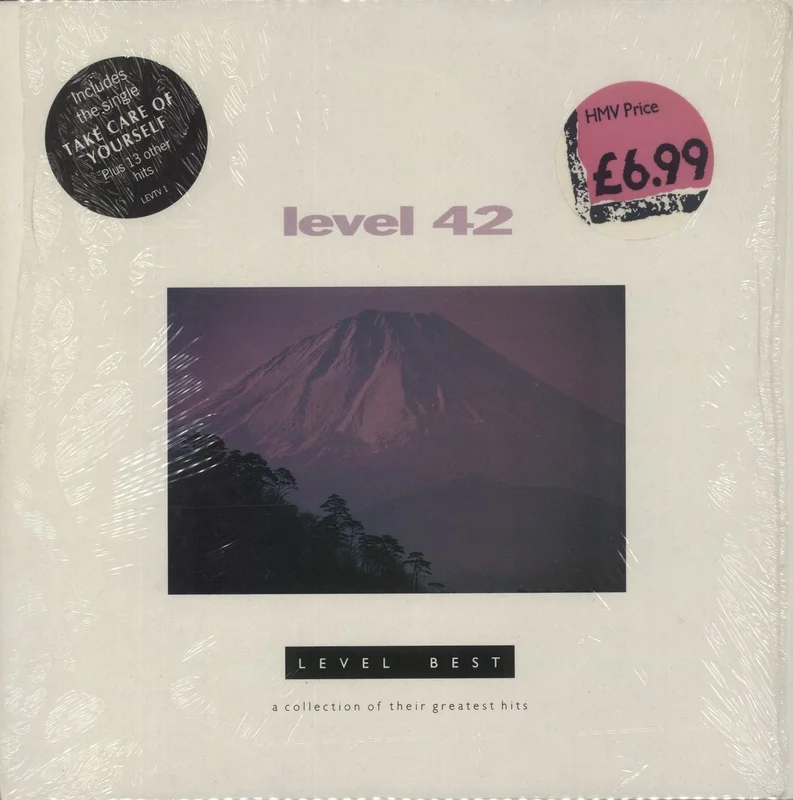 Level 42 Level Best - Hype Sticker - shrink Dutch Vinyl LP