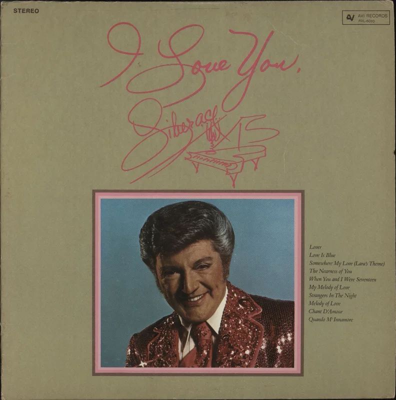 Liberace I Love You US Vinyl LP