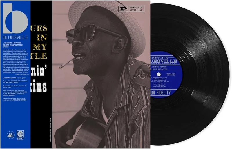Lightnin' Hopkins Blues In My Bottle - 180 Gram - Sealed US Vinyl LP