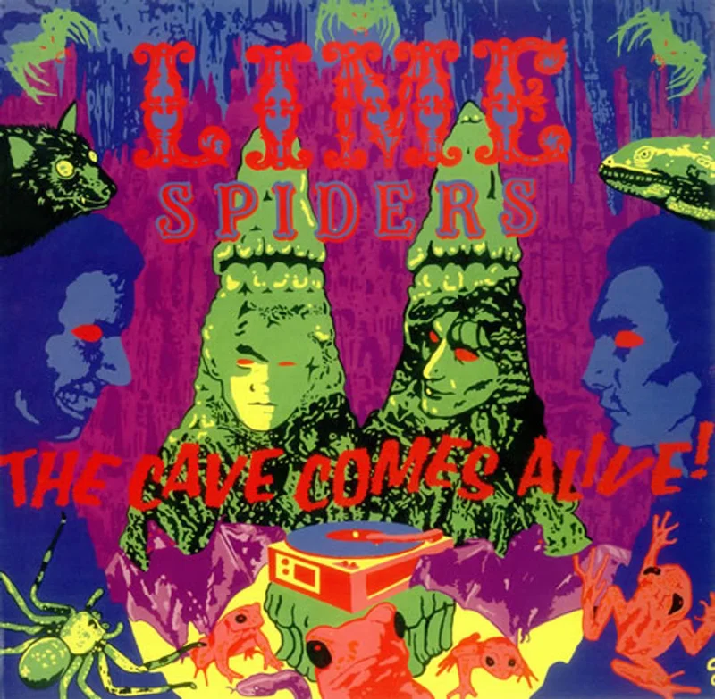 Lime Spiders The Cave Comes Alive! UK Vinyl LP