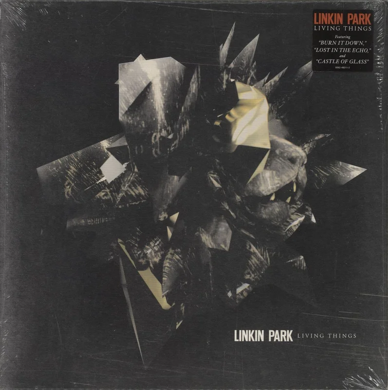 Linkin Park Living Things - stickered shrink UK Vinyl LP