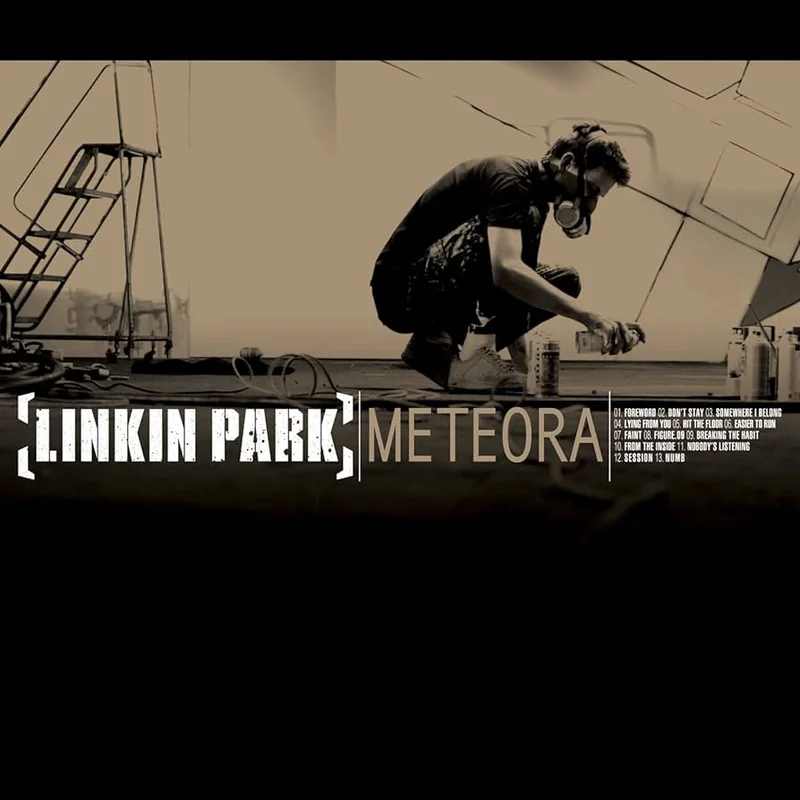 Linkin Park Meteora (Translucent Gold and Red Splatter Vinyl)