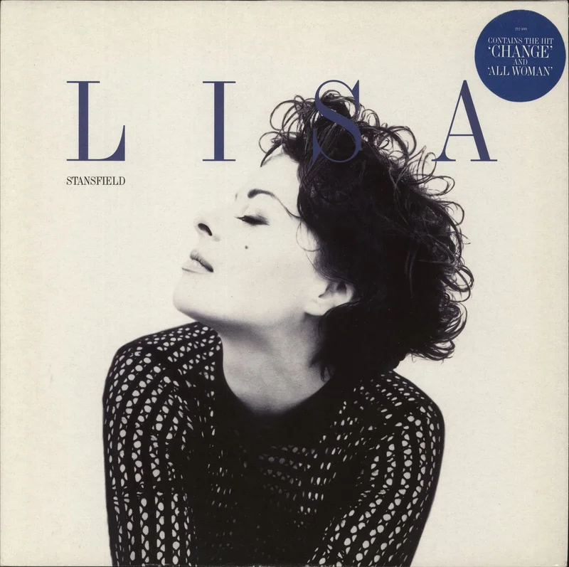 Lisa Stansfield Real Love - Hype Stickered German Vinyl LP