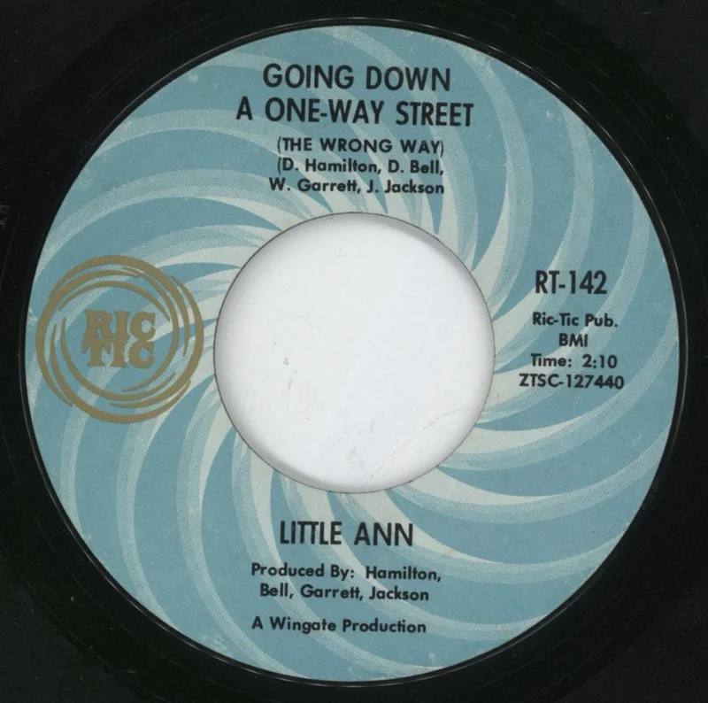 Little Ann Going Down A One-Way Street (The Wrong Way) / I'd Like To Know You Better US 7" vinyl