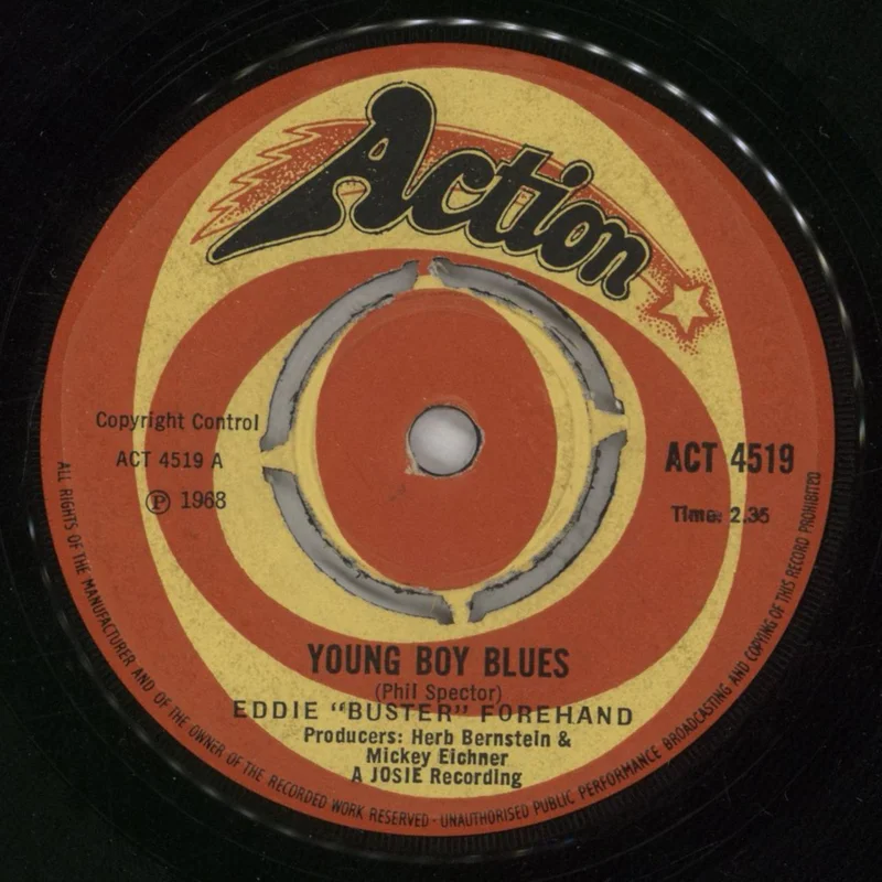 Little Buster Young Boy Blues UK 7" vinyl
