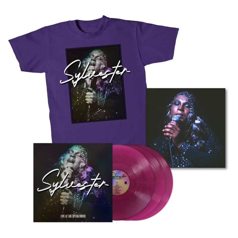 Live at the Opera House 3-LP + Art Print + Sylvester T-Shirt Bundle