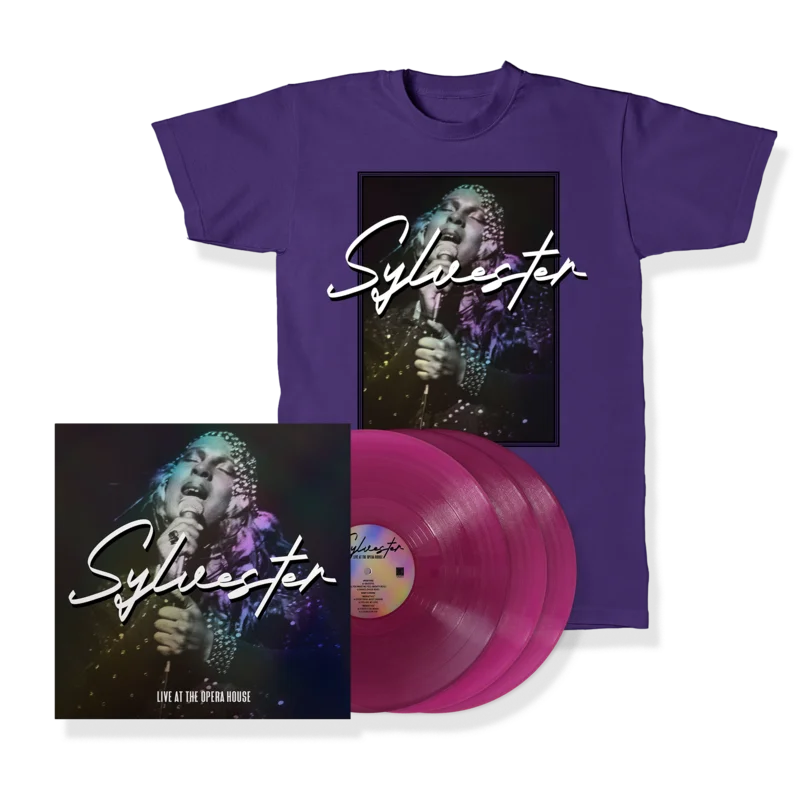 Live at the Opera House 3-LP + Sylvester T-Shirt Bundle