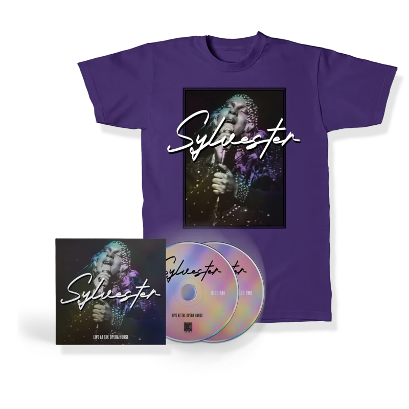 Live at the Opera House CD + Sylvester T-Shirt Bundle