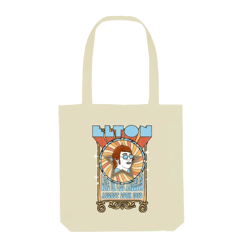 Live in Los Angeles Aug 25th 1970 Tote Bag