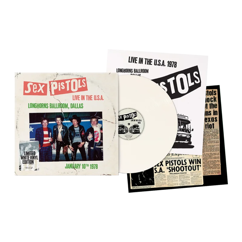 Live In The USA 1978  Dallas: White Vinyl LP