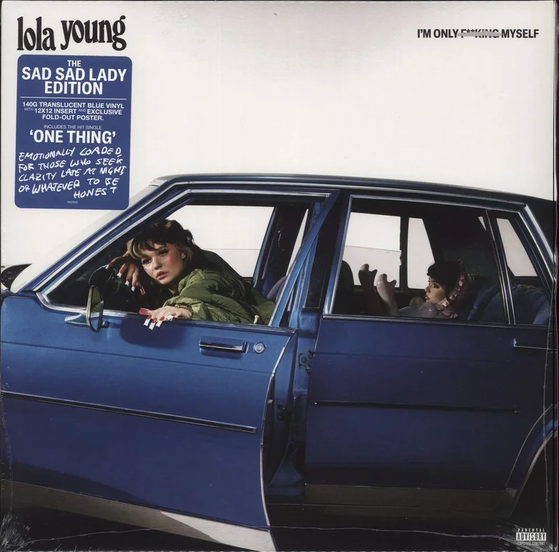 Lola Young I'm Only F**king Myself - The Sad Sad Lady Edition - Blue Vinyl - Sealed UK Vinyl LP