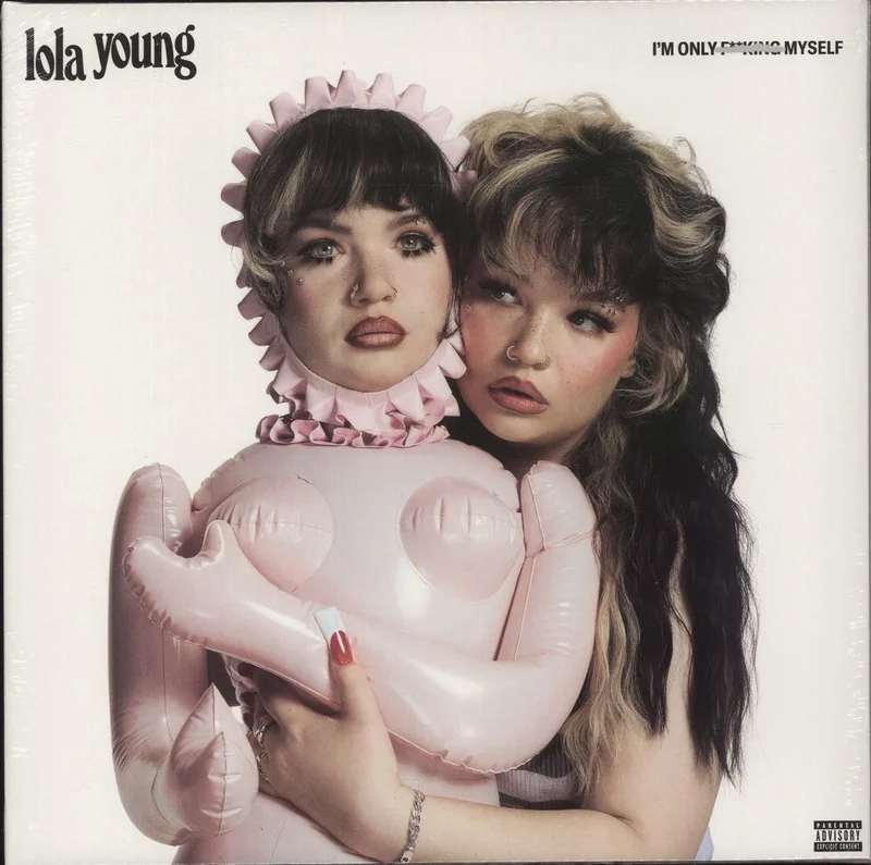 Lola Young I'm Only F**king Myself - White with Pink/Black Splatter Vinyl - Sealed UK Vinyl LP