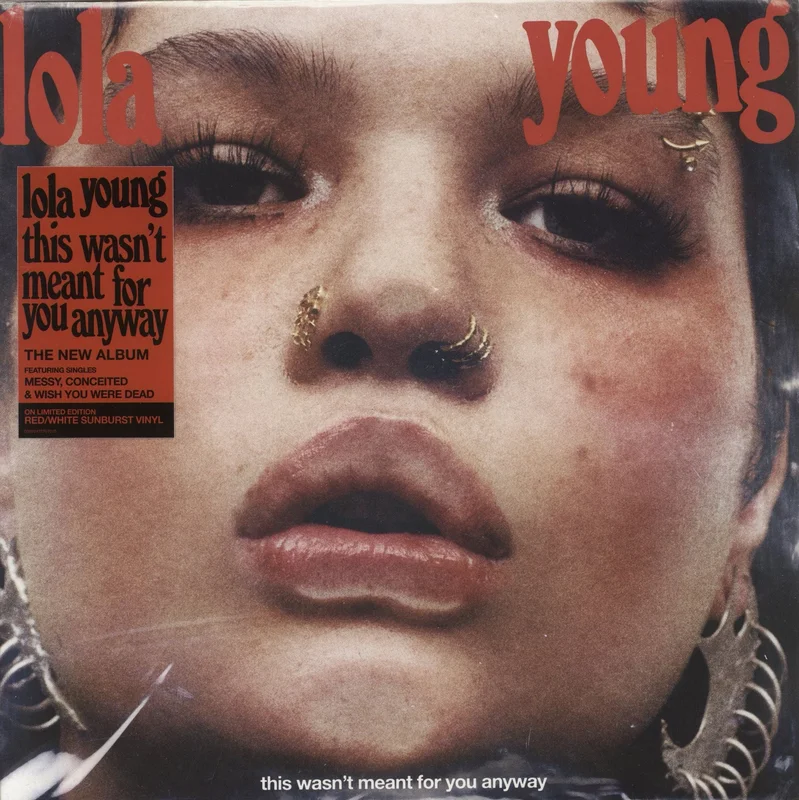 Lola Young This Wasn't Meant For You Anyway - Red/White Sunburst Vinyl - Sealed UK Vinyl LP