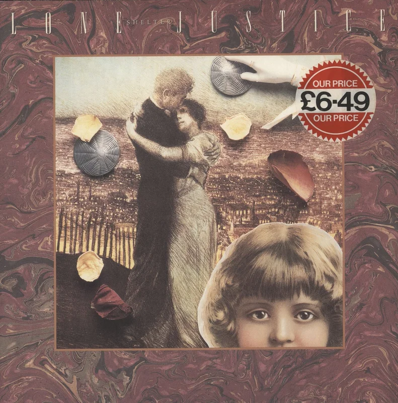 Lone Justice Shelter - Price Stickered UK Vinyl LP