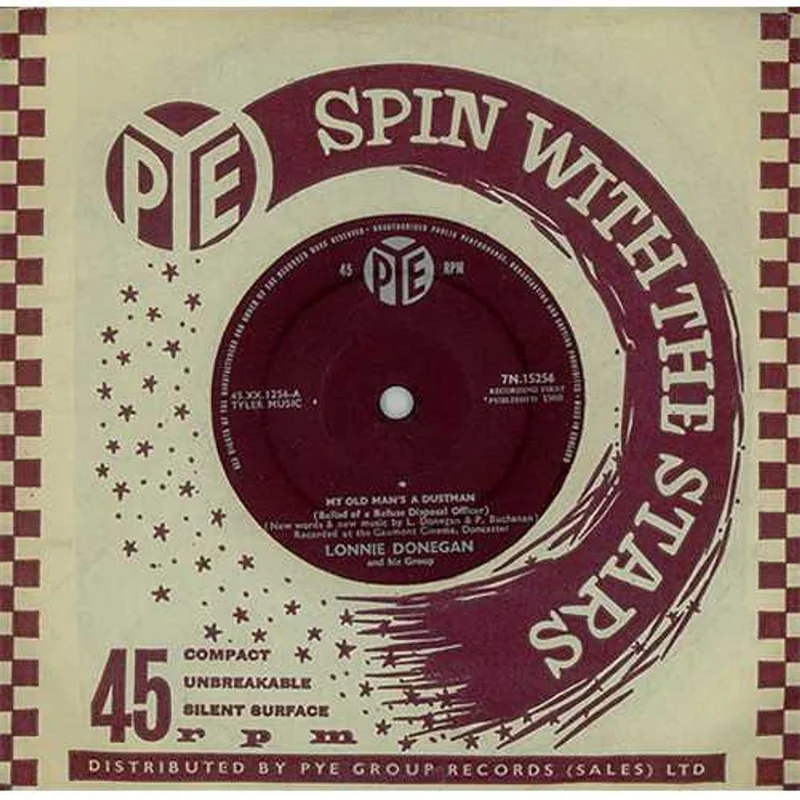 Lonnie Donegan My Old Man's A Dustman - solid UK 7" vinyl