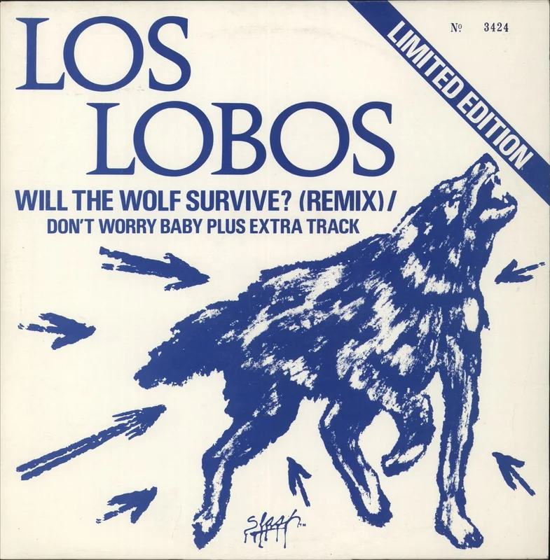 Los Lobos Will The Wolf Survive UK 10" vinyl