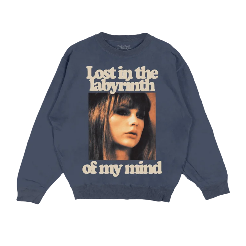 Lost in the Labyrinth of my Mind Crewneck Pullover