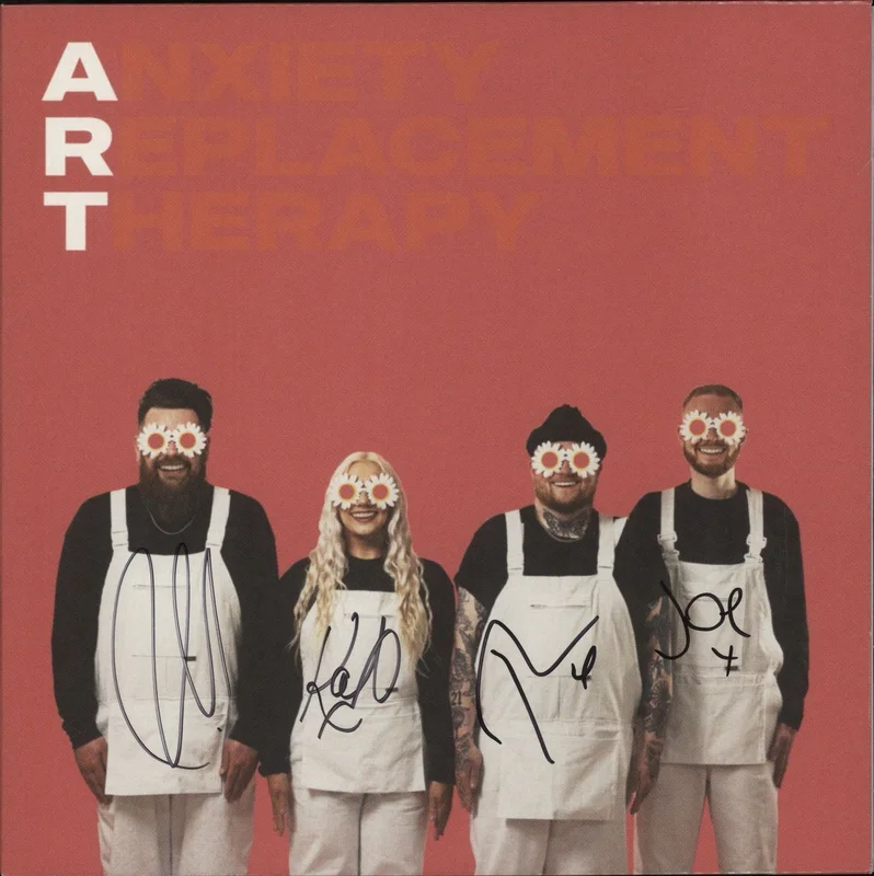 Lottery Winners Anxiety Replacement Therapy - Black Vinyl - Autographed UK Vinyl LP