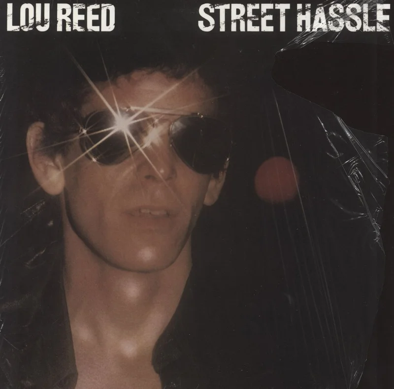 Lou Reed Street Hassle - stickered shrink UK Vinyl LP