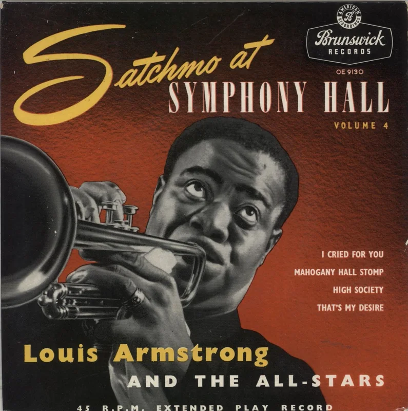 Louis Armstrong Satchmo At Symphony Hall Volume 4 UK 7" vinyl