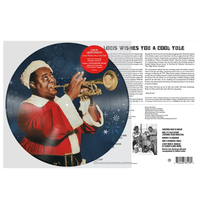 Louis Wishes You A Cool Yule: Picture Disc Vinyl LP