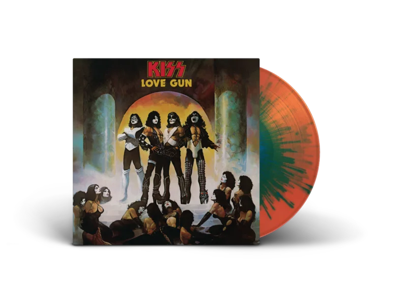 Love Gun: Tangerine Aqua Splatter Vinyl LP [NAD 2025]