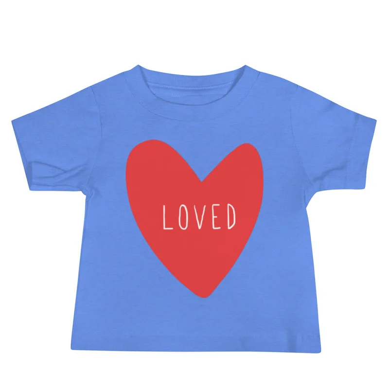 Loved Baby Tee Black