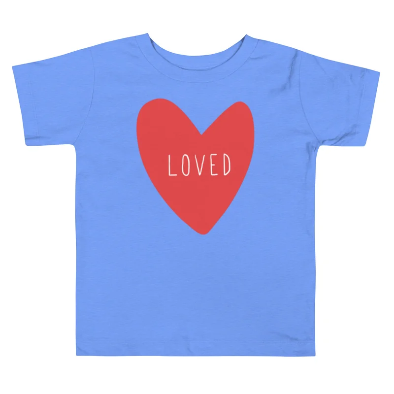 Loved Toddler Tee Black